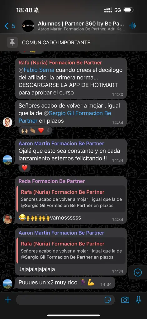 Primera venta Partner 360 testimonio real alumno marketing afiliación Fabio Serna
